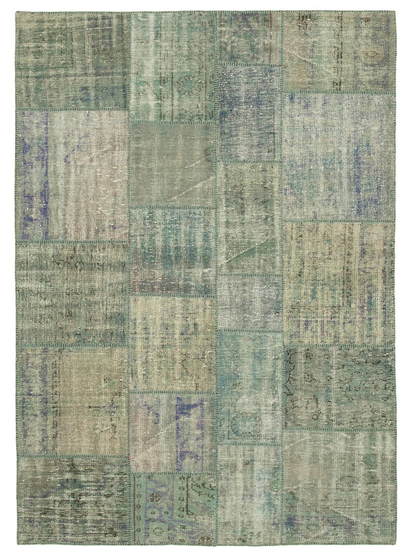 6x8 Grey Patchwork Rug - 32042
