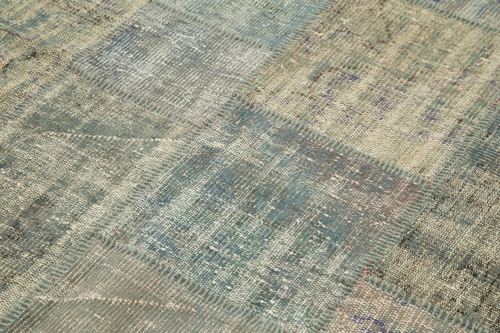 6x8 Grey Patchwork Rug - 32042