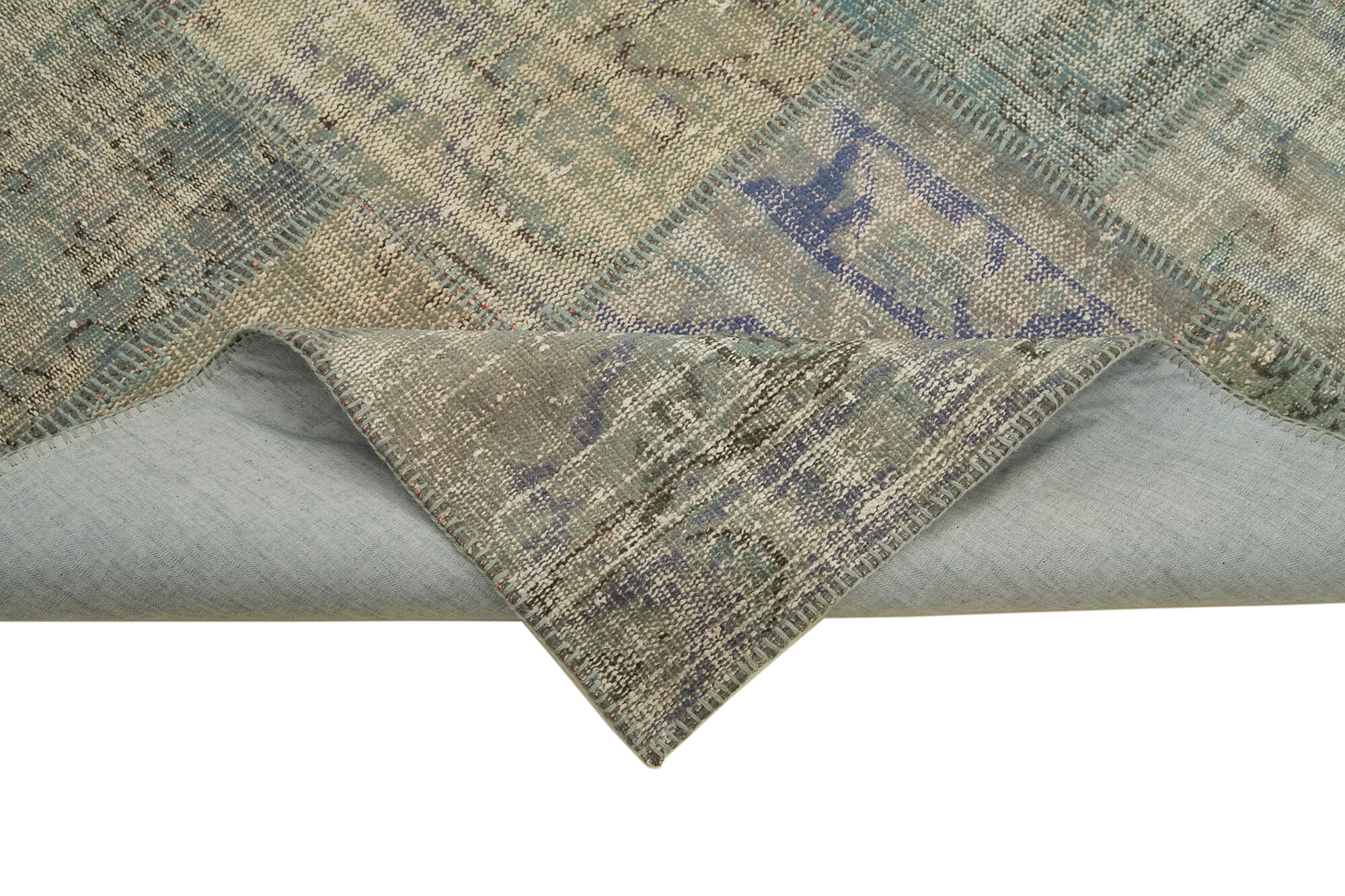 6x8 Grey Patchwork Rug - 32042