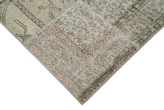 6x8 Grey Patchwork Rug - 32043