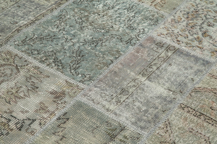 6x8 Grey Patchwork Rug - 32043