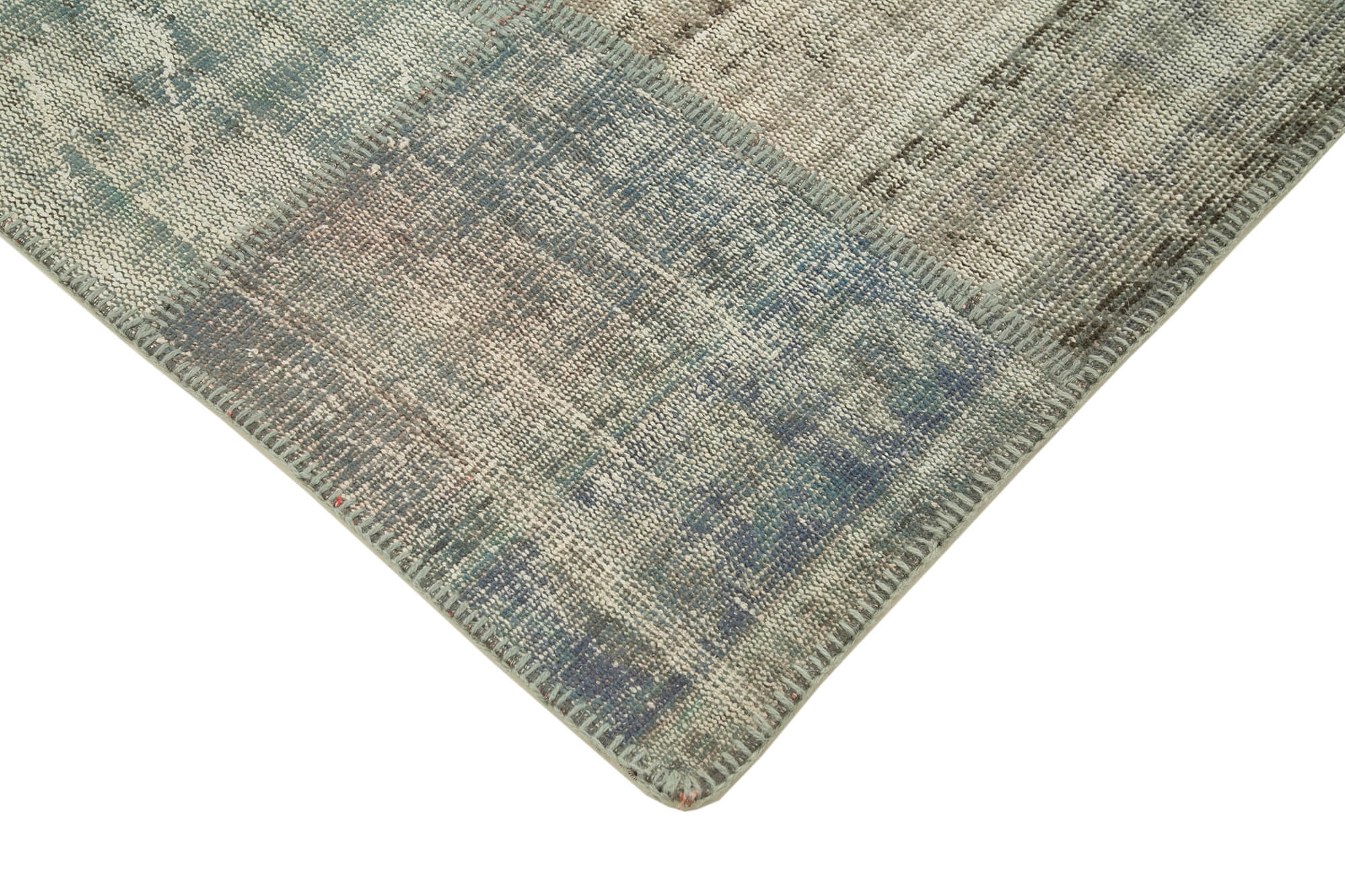 6x8 Grey Patchwork Rug - 32045