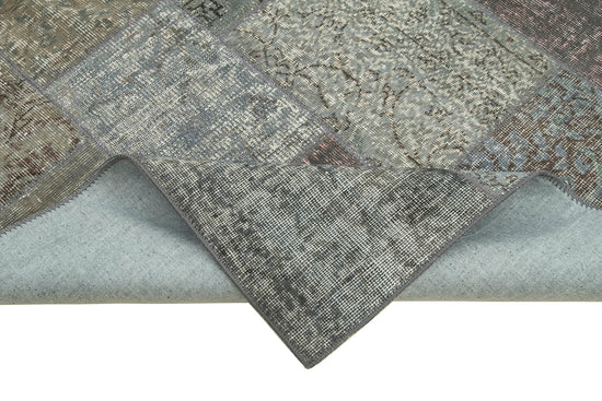 6x8 Grey Patchwork Rug - 32046