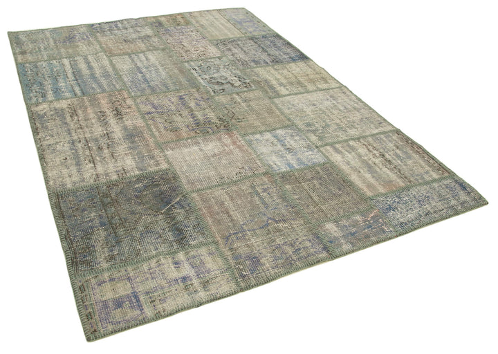 6x8 Grey Patchwork Rug - 32057
