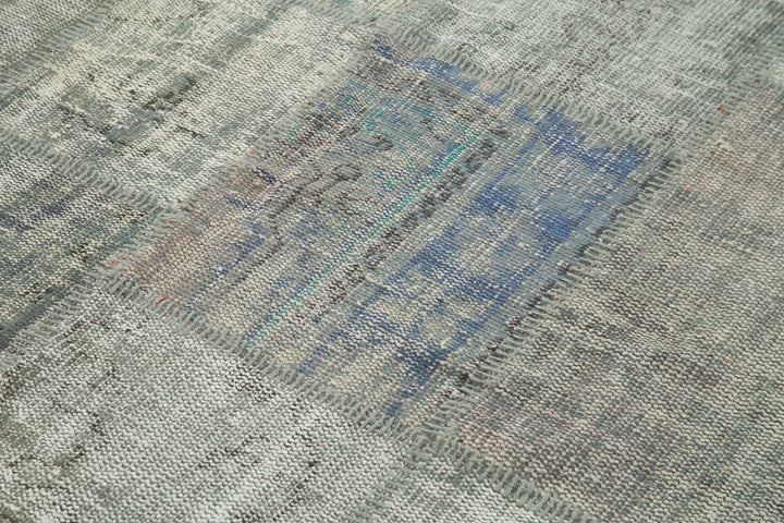 6x8 Grey Patchwork Rug - 32065