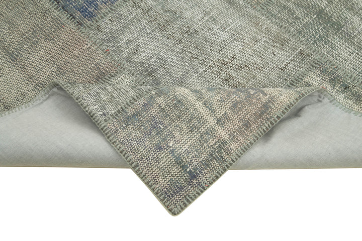 6x8 Grey Patchwork Rug - 32065