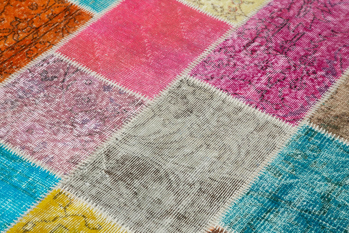 5x7 Multicolor Patchwork Rug - 32082
