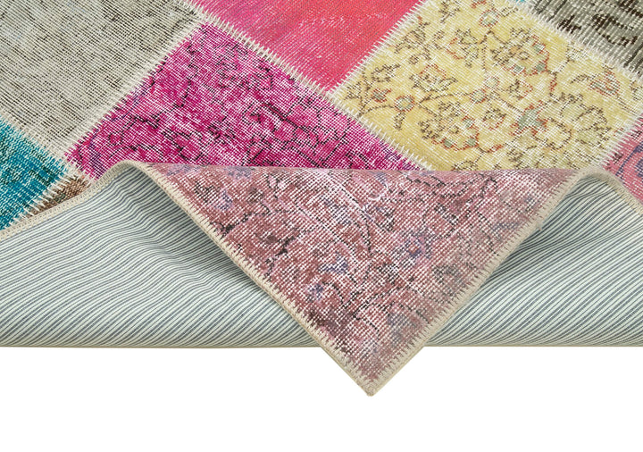 5x7 Multicolor Patchwork Rug - 32082