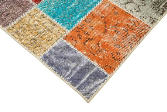 5x7 Multicolor Patchwork Rug - 32083