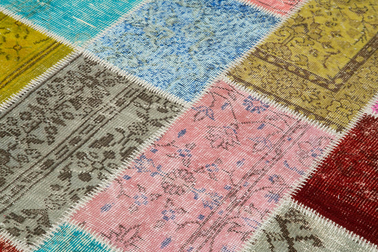 5x7 Multicolor Patchwork Rug - 32083