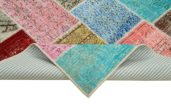 5x7 Multicolor Patchwork Rug - 32083