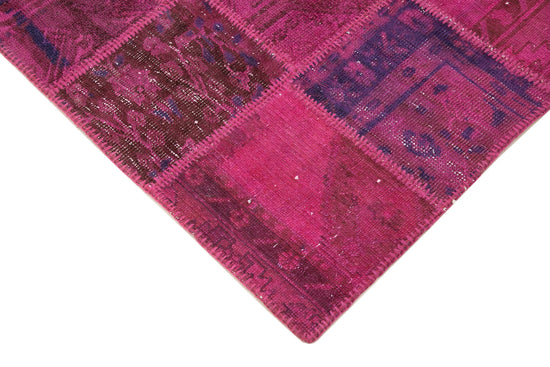 5x7 Pink Patchwork Rug - 32084
