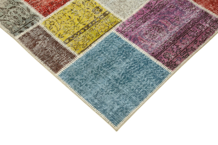 5x7 Multicolor Patchwork Rug - 32087
