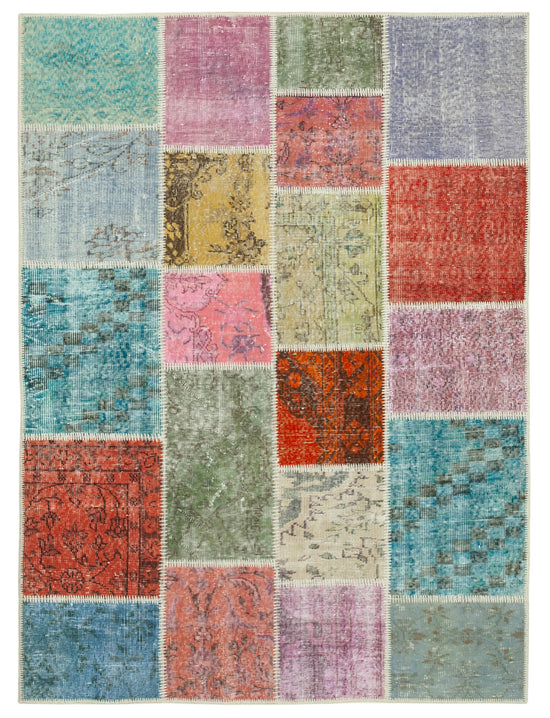 5x6 Multicolor Patchwork Rug - 32091
