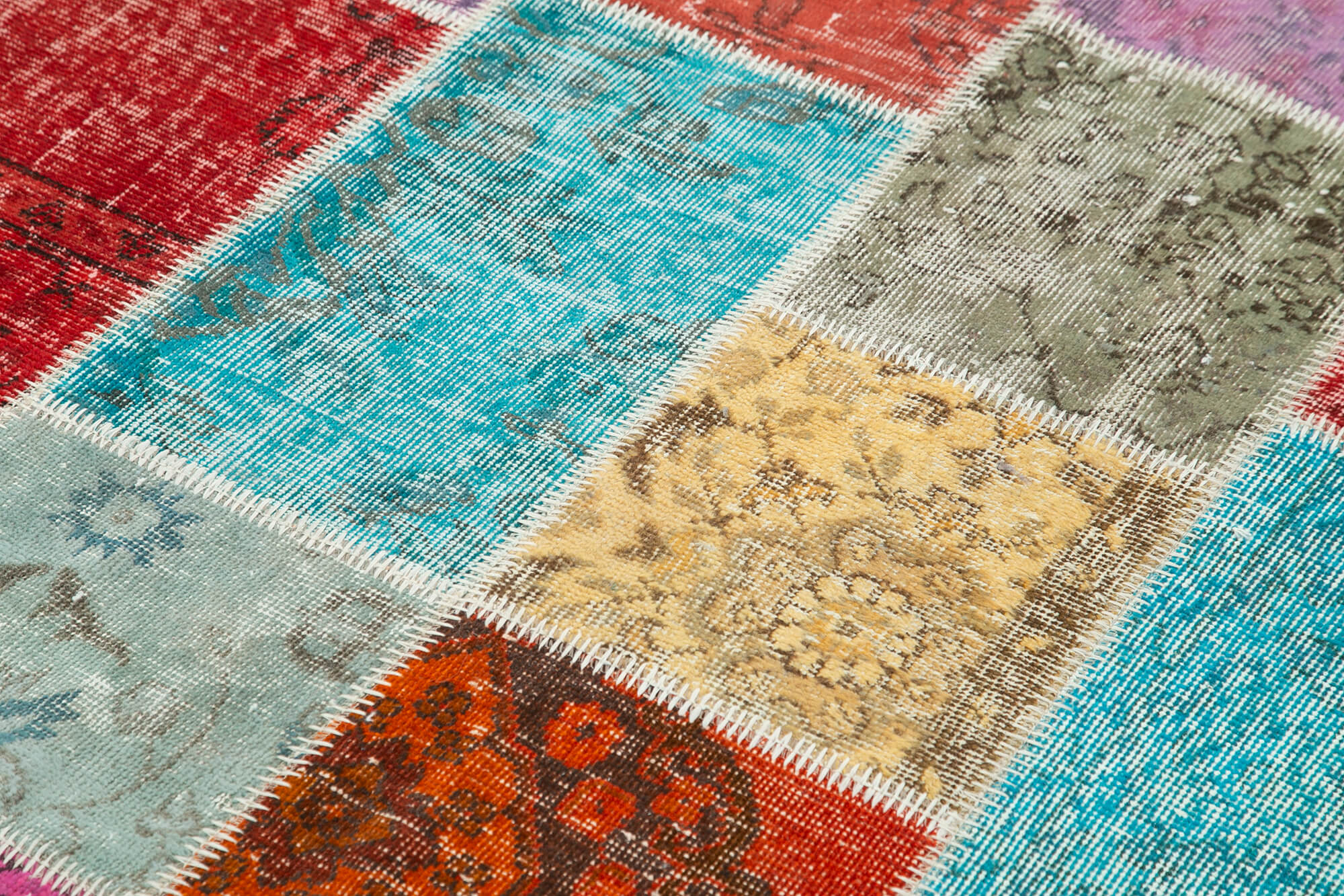 5x7 Multicolor Patchwork Rug - 32094