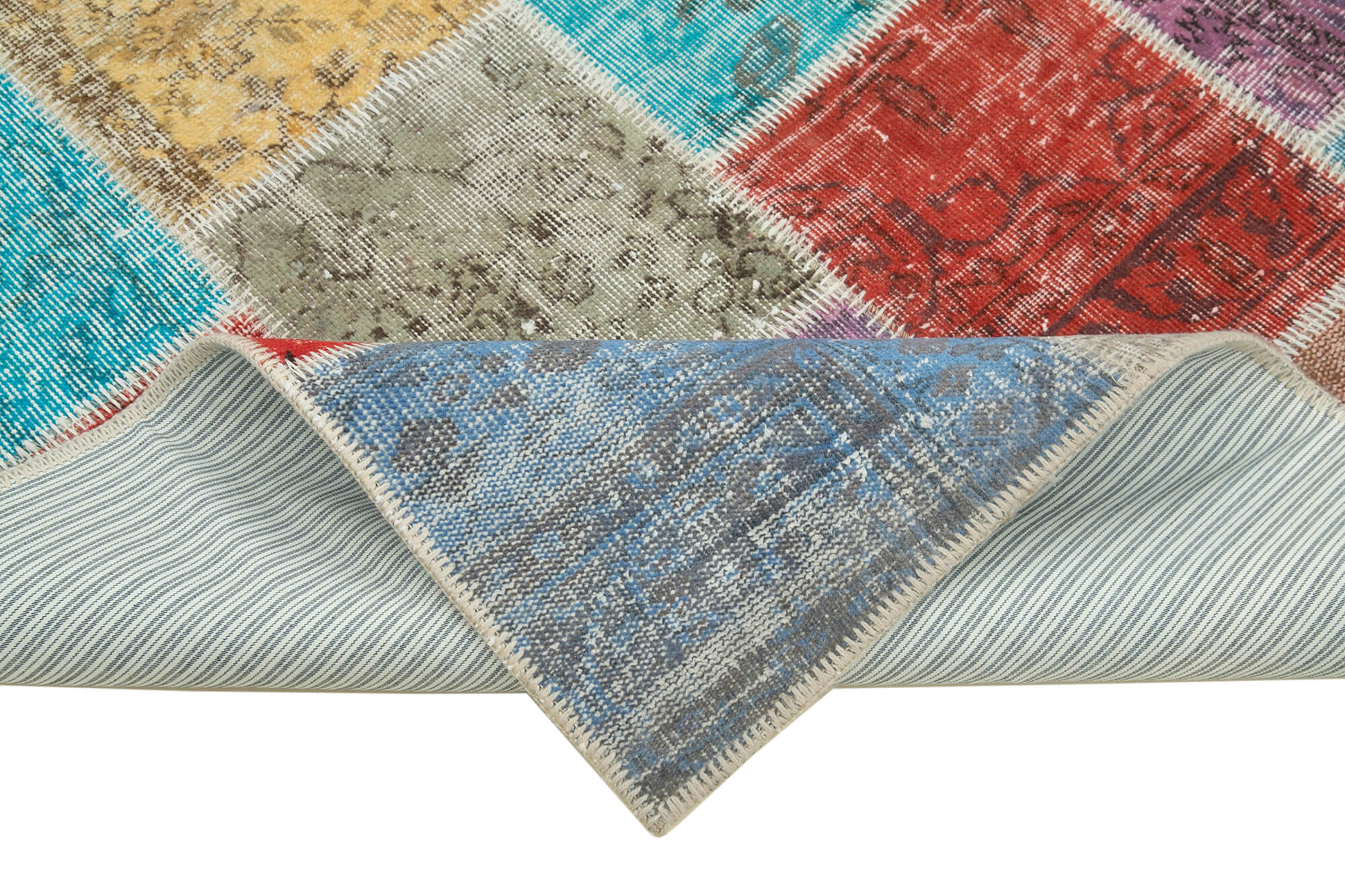 5x7 Multicolor Patchwork Rug - 32094
