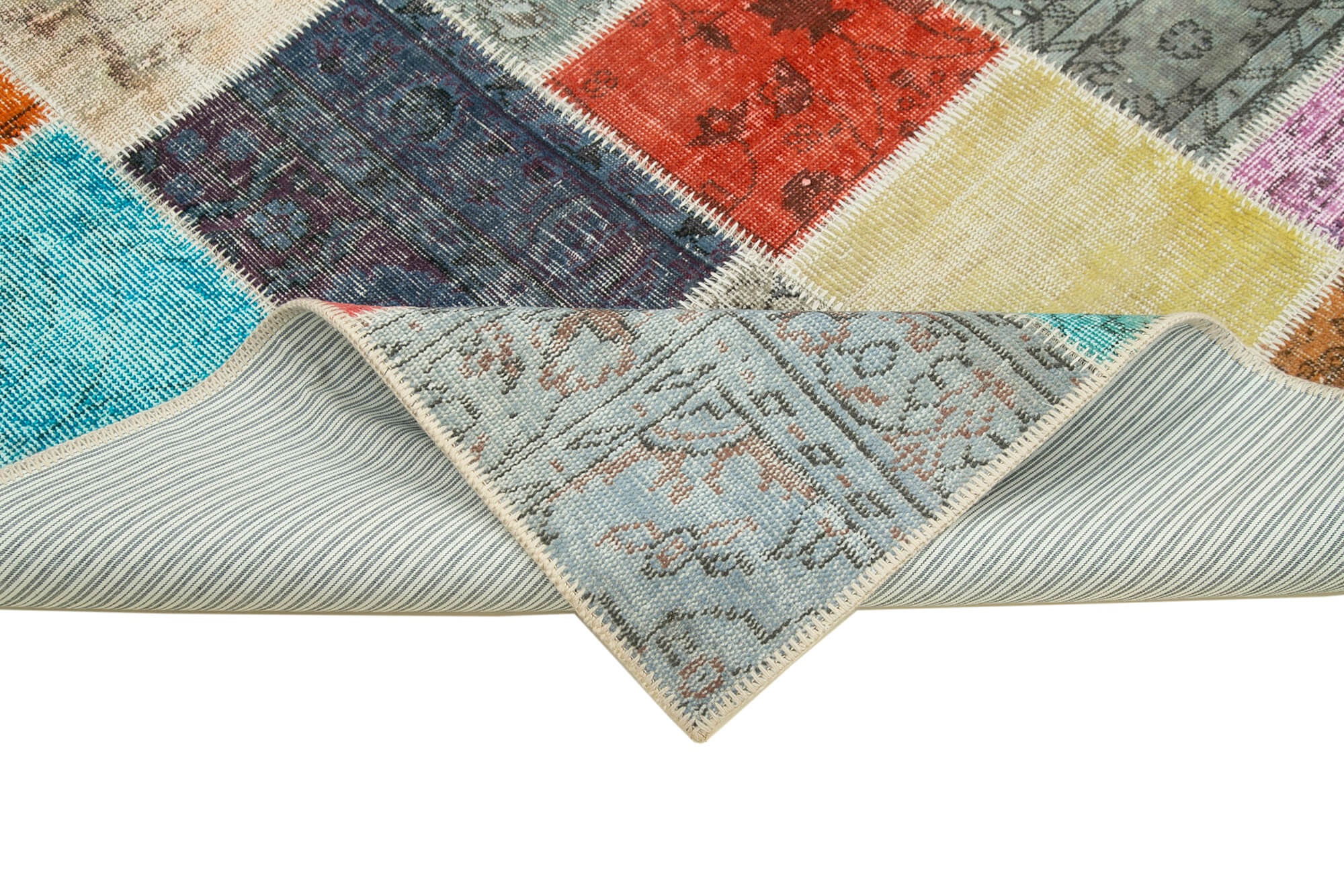 5x7 Multicolor Patchwork Rug - 32098