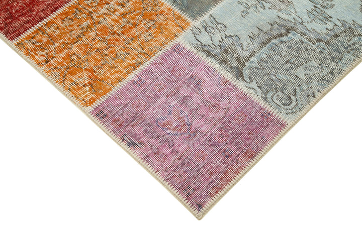 5x7 Multicolor Patchwork Rug - 32101
