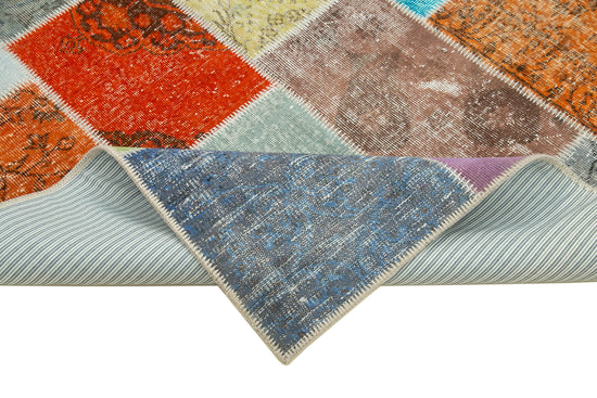 5x7 Multicolor Patchwork Rug - 32101