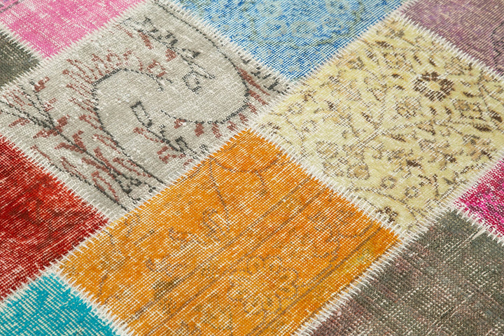 5x7 Multicolor Patchwork Rug - 32105