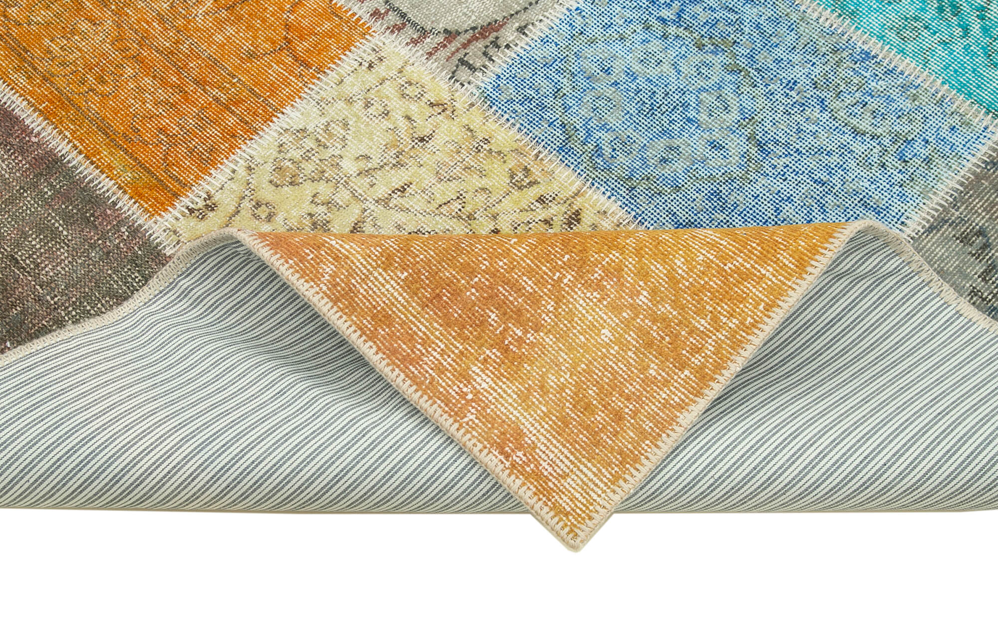 5x7 Multicolor Patchwork Rug - 32105