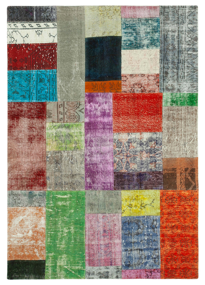5x7 Multicolor Patchwork Rug - 32112