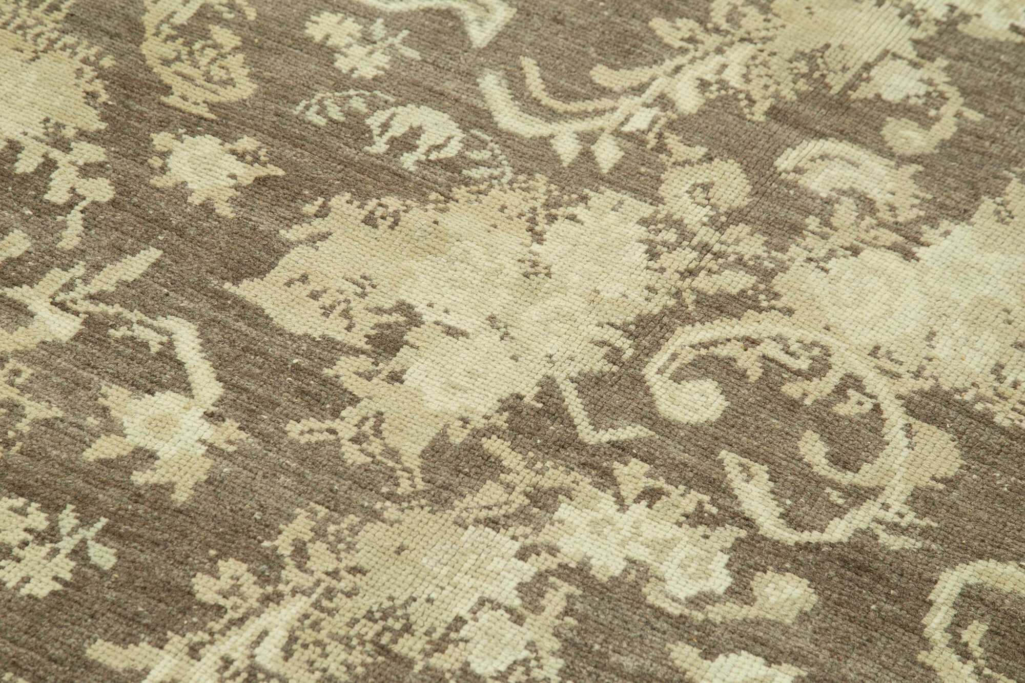 4x8 Beige Vintage Anatolian Rug - 32123
