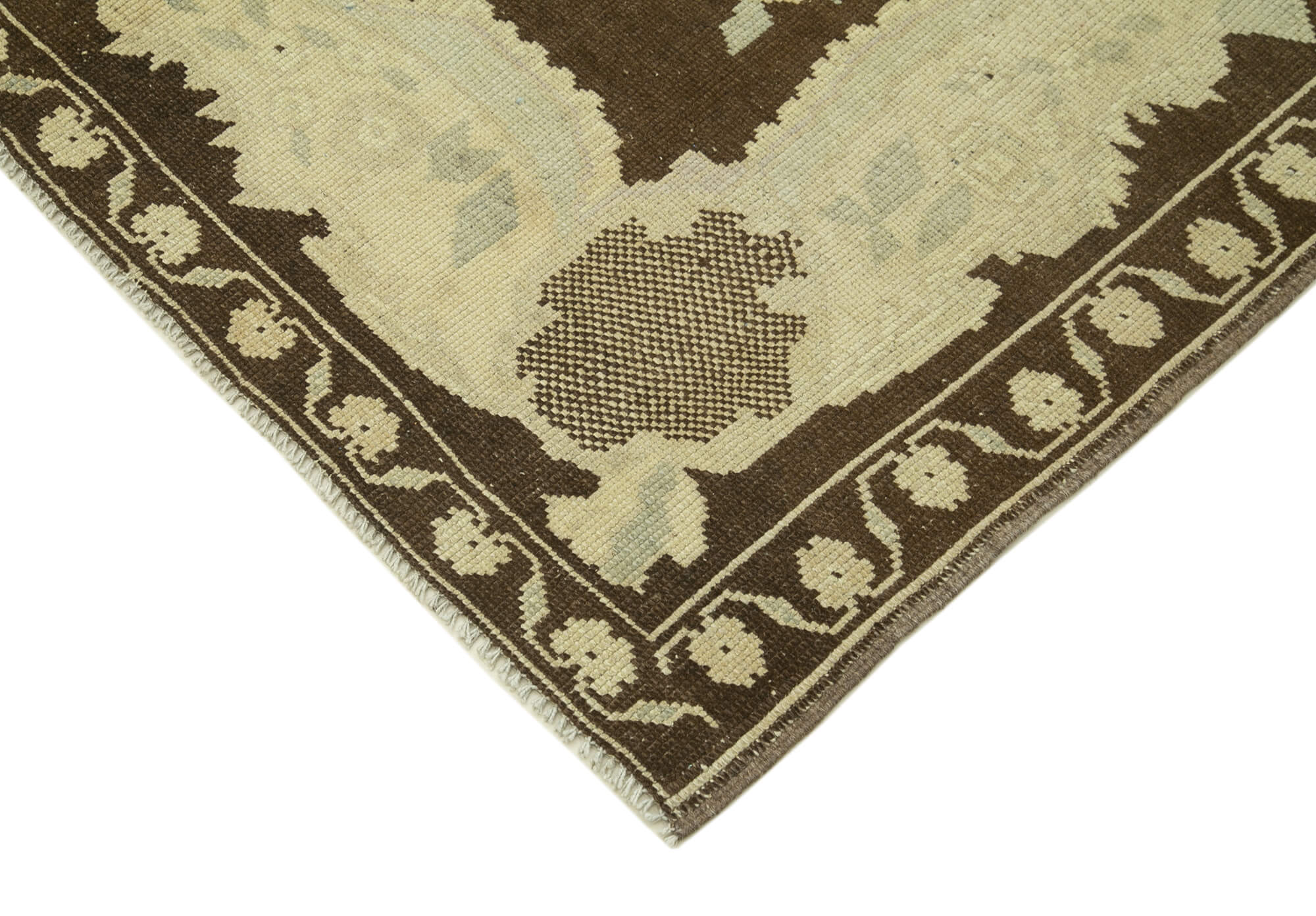 5x7 Beige Vintage Anatolian Rug - 32125