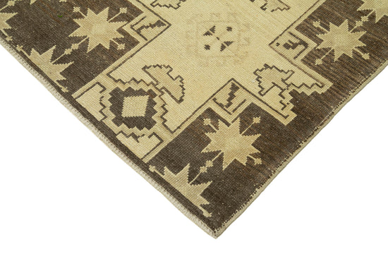 4x8 Beige Vintage Anatolian Rug - 32170
