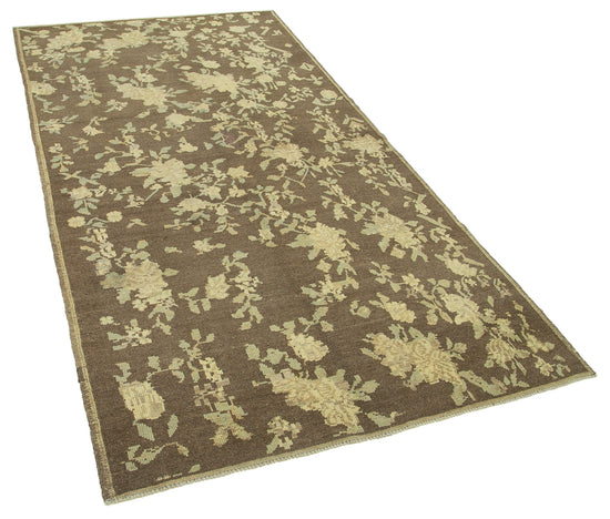 4x8 Beige Vintage Anatolian Rug - 32176