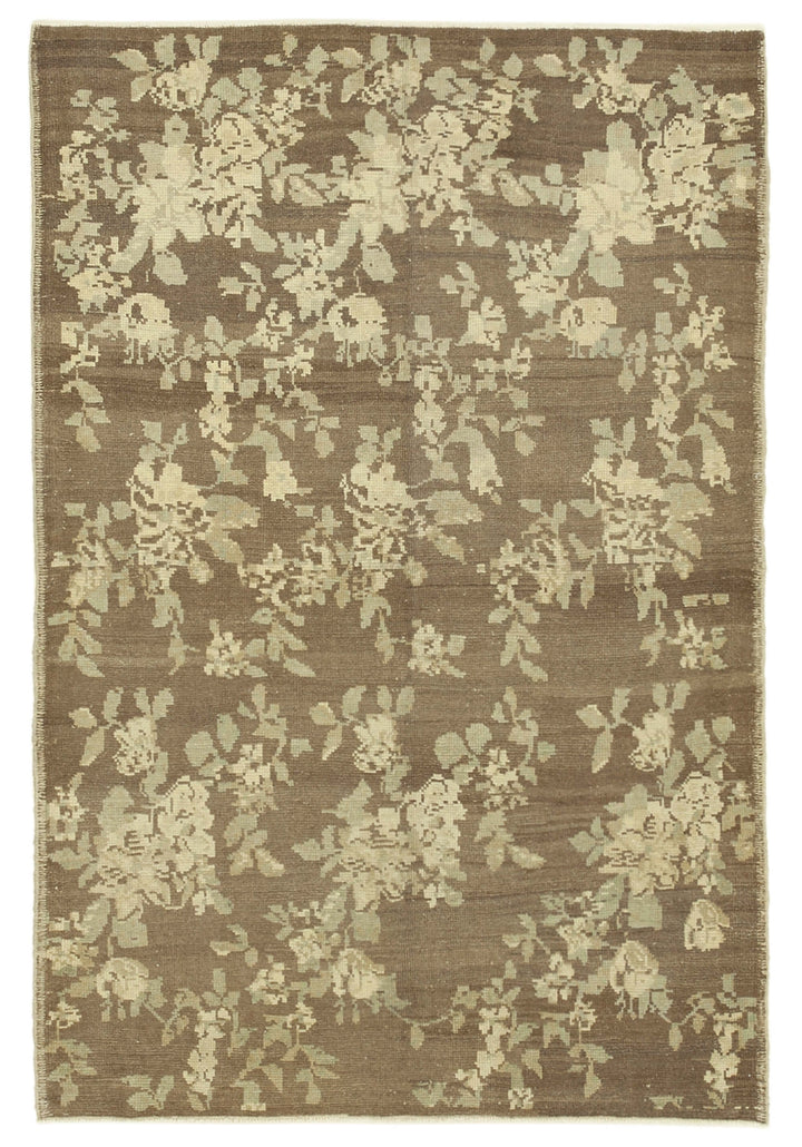 4x6 Beige Vintage Anatolian Rug - 32210