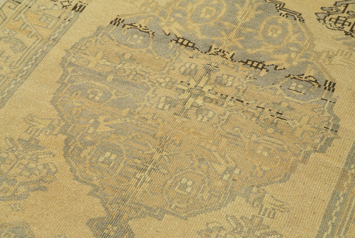 3x7 Beige Vintage Anatolian Rug - 32233