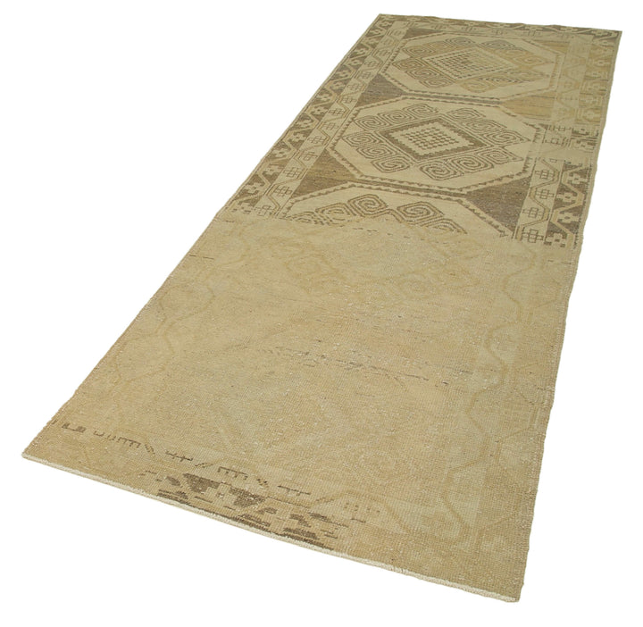 3x10 Beige Vintage Anatolian Rug - 32249