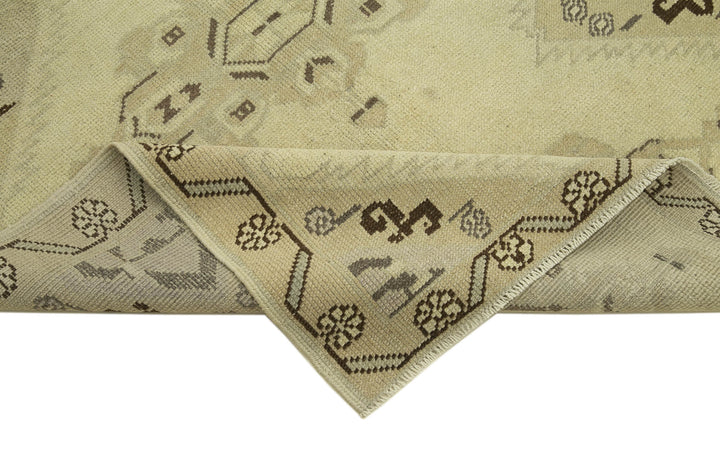 4x7 Beige Vintage Anatolian Rug - 32264