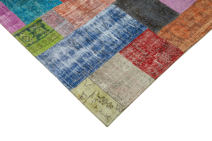 7x10 Multicolor Patchwork Rug - 32277