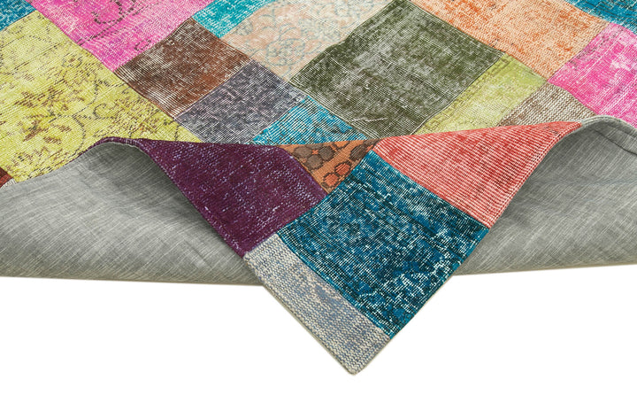 7x10 Multicolor Patchwork Rug - 32277