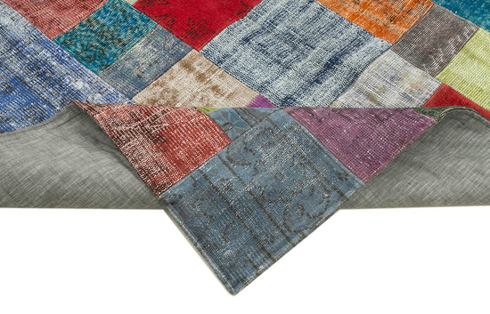 7x10 Multicolor Patchwork Rug - 32278
