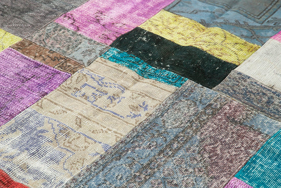 7x10 Multicolor Patchwork Rug - 32279
