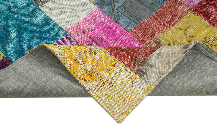 7x10 Multicolor Patchwork Rug - 32279
