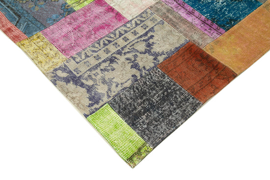 7x10 Multicolor Patchwork Rug - 32280