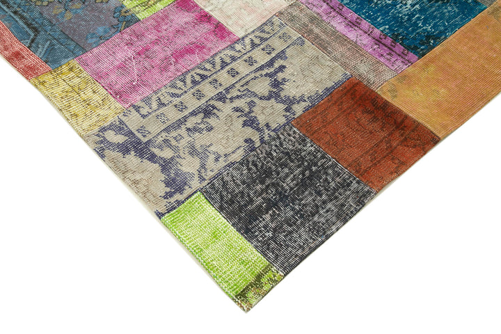 7x10 Multicolor Patchwork Rug - 32280