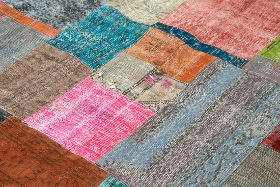 7x10 Multicolor Patchwork Rug - 32280