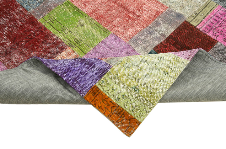 7x10 Multicolor Patchwork Rug - 32280