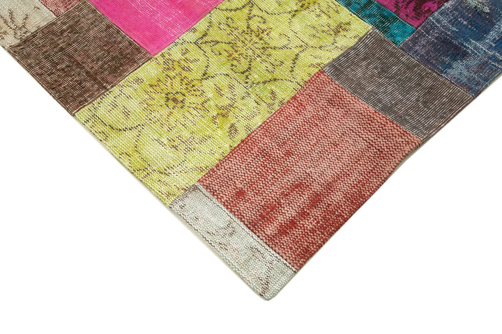 7x10 Multicolor Patchwork Rug - 32281