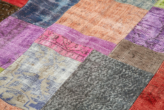 7x10 Multicolor Patchwork Rug - 32281