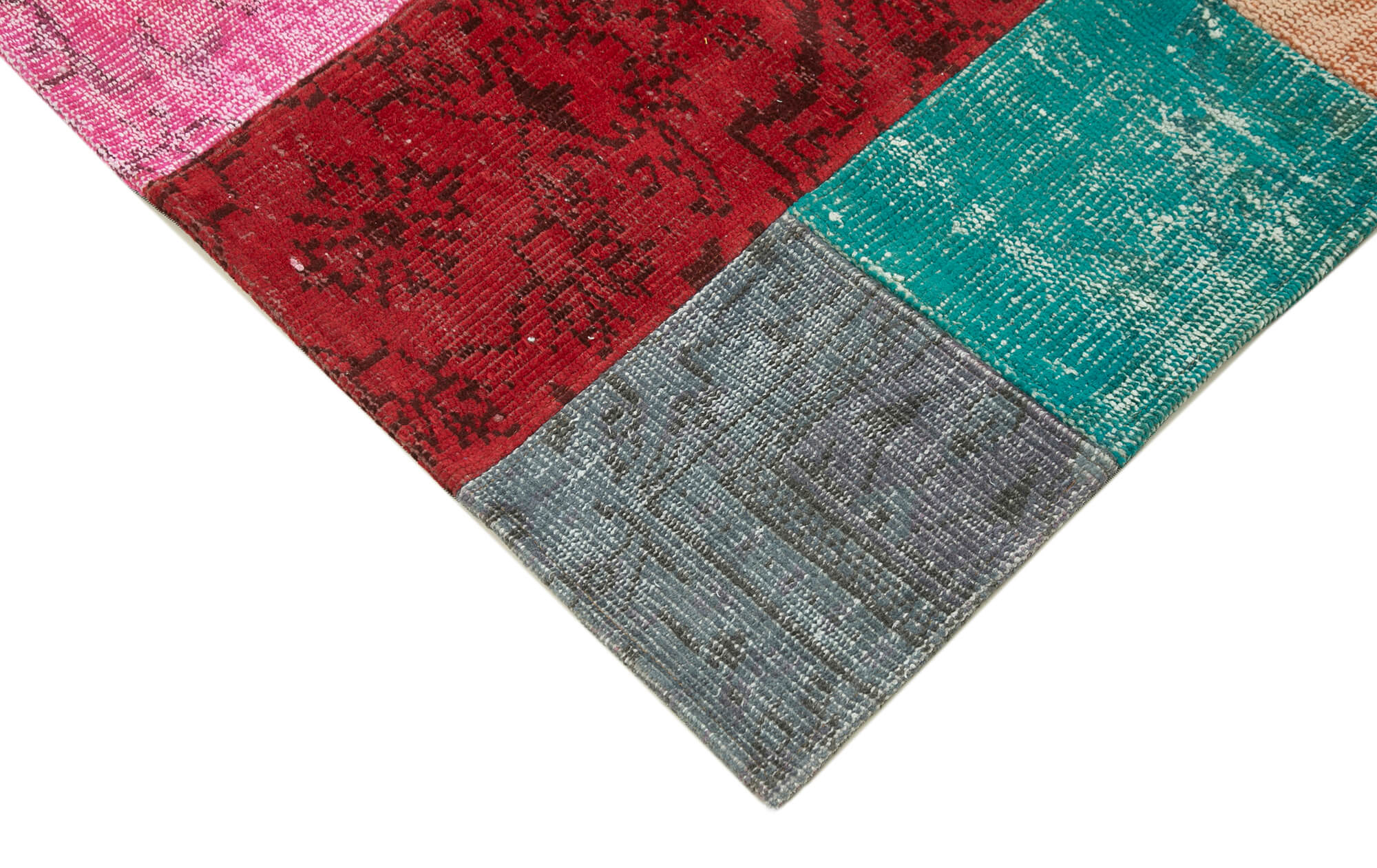 7x10 Multicolor Patchwork Rug - 32282