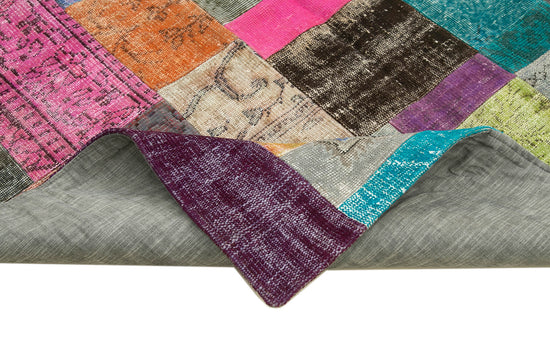 7x10 Multicolor Patchwork Rug - 32285