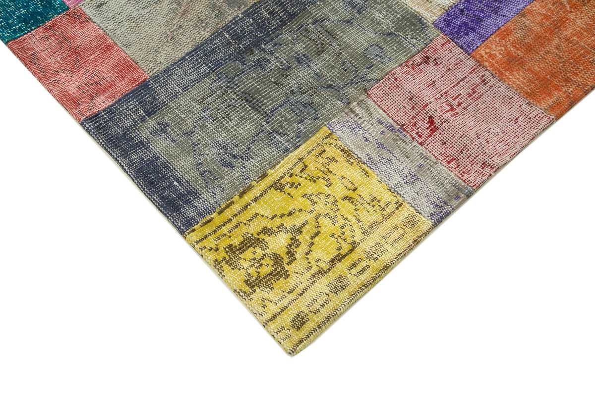7x10 Multicolor Patchwork Rug - 32286