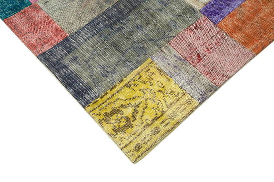 7x10 Multicolor Patchwork Rug - 32286