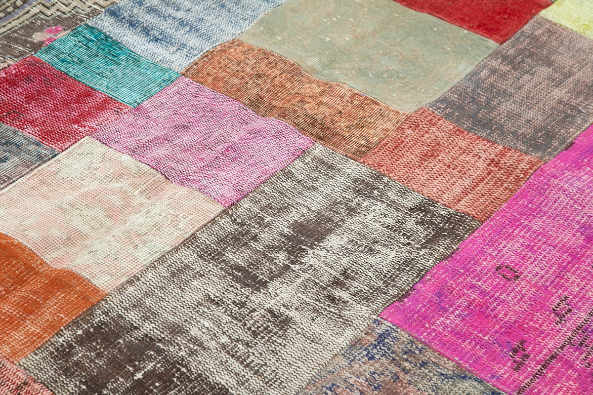 7x10 Multicolor Patchwork Rug - 32286